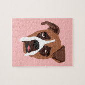 Boxer Dog 8 x 10 inch Puzzle met Gift Box Legpuzzel (Horizontaal)