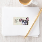 Boxer Dog Address labels (Insitu)
