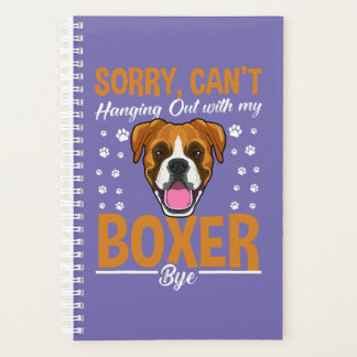 Boxer Dog Apparel Boxer Hondenliefhebber Planner