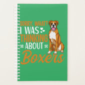Boxer Dog Apparel Boxer Hondenliefhebber Planner (Voorkant)