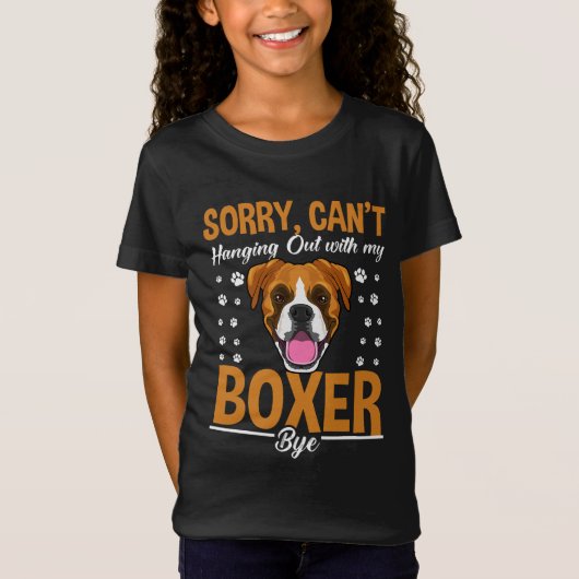 Boxer Dog Apparel Boxer Hondenliefhebber T-shirt (Voorkant)