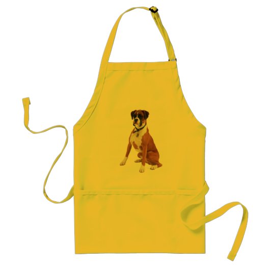 BOXER DOG Apron Standaard Schort (Voorkant)