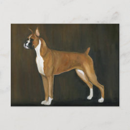 Boxer Dog Art Briefkaart