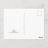 Boxer Dog Art Briefkaart (Achterkant)