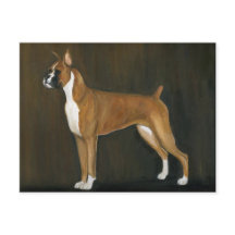Boxer Dog Art Briefkaart