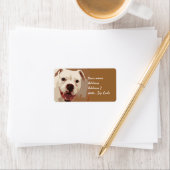 Boxer Dog Art Etiket (Insitu)