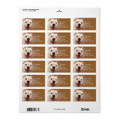 Boxer Dog Art Etiket (Full Sheet)