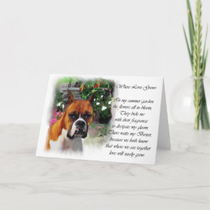 Boxer Dog Art Gifts Kaart