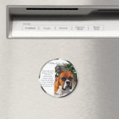 Boxer Dog Art Gifts Magneet (Insitu (Vaatwasser))