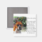 Boxer Dog Art Gifts Magneet (Voorkant / Achterkant)