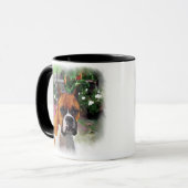 Boxer Dog Art Gifts Mok (Voorkant links)