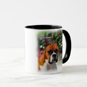 Boxer Dog Art Gifts Mok (Voorkant rechts)
