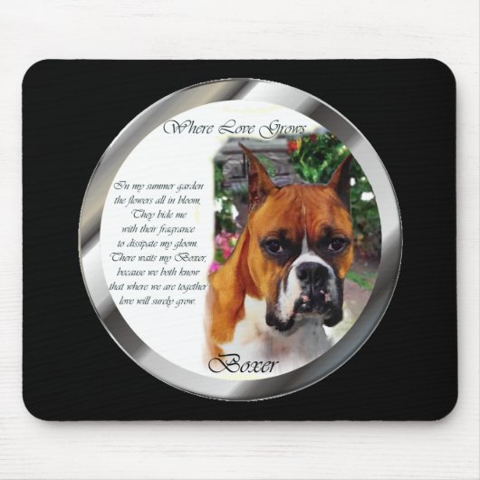 Boxer Dog Art Gifts Muismat (Voorkant)
