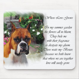 Boxer Dog Art Gifts Muismat