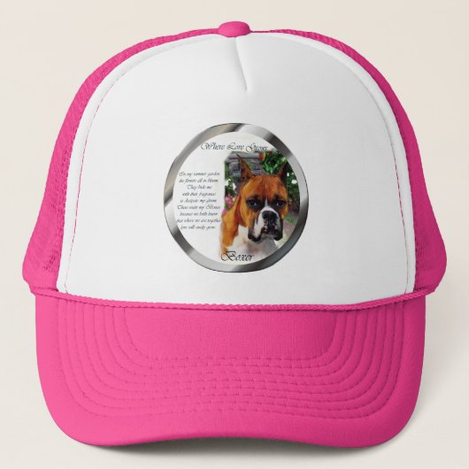 Boxer Dog Art Gifts Trucker Pet (Voorkant)