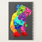 Boxer Dog Art Planner (Achterkant)