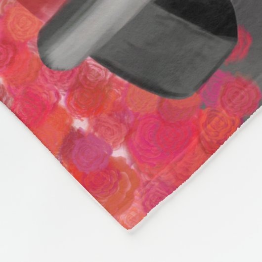 Boxer Dog-auto met hart Valentijnse Fleece Deken (Hoek)