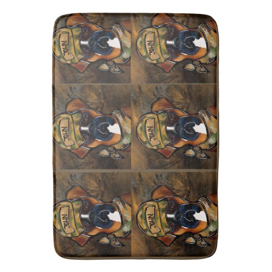 Boxer Dog Badmat (Voorkant Verticaal)