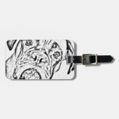 Boxer Dog Bagagelabel (Voorkant horizontaal)