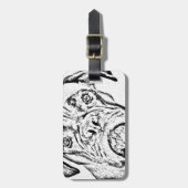 Boxer Dog Bagagelabel (Voorkant verticaal)