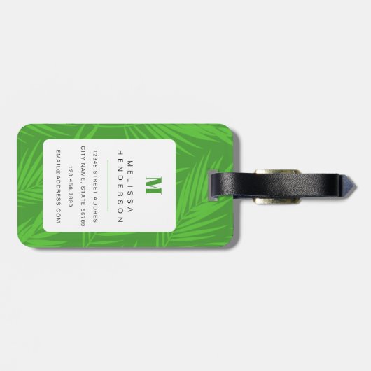 Boxer Dog Bagagelabels (Achterkant horizontaal)