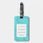 Boxer Dog Bagagelabels (Achterkant verticaal)