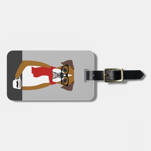 Boxer Dog Bagagelabels (Voorkant horizontaal)