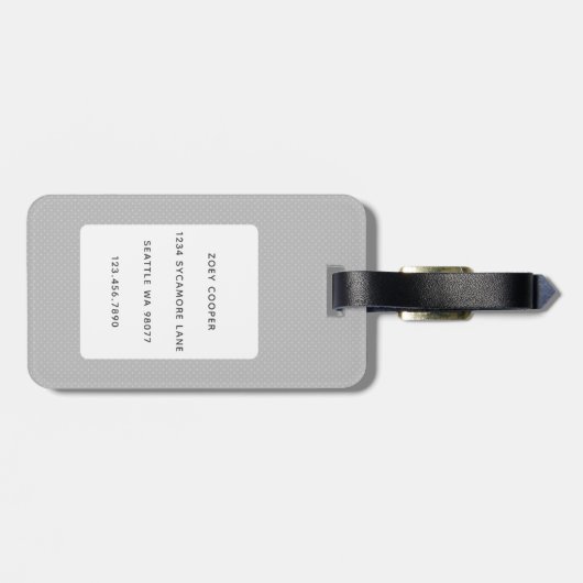 Boxer Dog Bagagelabels (Achterkant horizontaal)