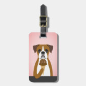 Boxer Dog Bagagelabels (Voorkant verticaal)