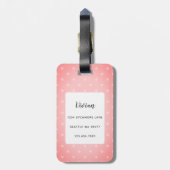 Boxer Dog Bagagelabels (Achterkant verticaal)