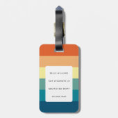 Boxer Dog Bagagelabels (Achterkant verticaal)