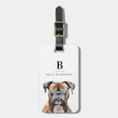 Boxer Dog Bagagelabels (Voorkant verticaal)