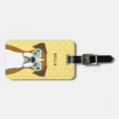 Boxer Dog Bagagelabels (Voorkant horizontaal)