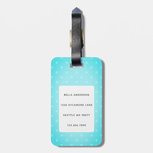 Boxer Dog Bagagelabels (Achterkant verticaal)