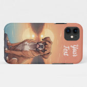 Boxer Dog bij Lake Case-Mate iPhone Case (Achterkant (horizontaal))