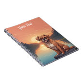 Boxer Dog bij Lake Notitieboek (Rechterzijde)