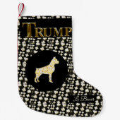 BOXER DOG BLING KLEINE KERSTSOK (Voorkant)