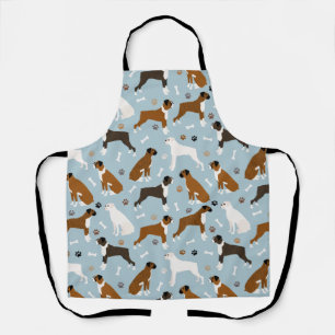 Boxer Dog Botten en Paws Apron Schort