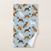 Boxer Dog Botten en Paws Bath Towel Set Bad Handdoek (Handdoek)