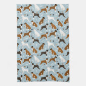 Boxer Dog-Botten en Paws Kitchen Towel Theedoek (Verticaal)