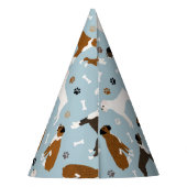 Boxer Dog-Botten en Pet van poten Feesthoedjes (Achterkant)