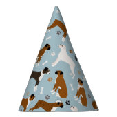 Boxer Dog-Botten en Pet van poten Feesthoedjes (Rechts)