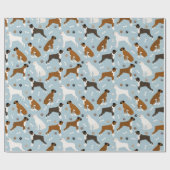 Boxer Dog-Botten en poetswerkpapier Cadeaupapier (Vlak)