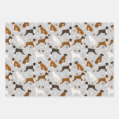 Boxer Dog Botten en poten Inpakpapier Vel (Voorkant 2)
