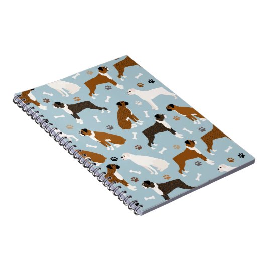 Boxer Dog Botten en poten Notitieboek (Rechterzijde)