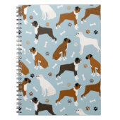 Boxer Dog Botten en poten Notitieboek (Voorkant)