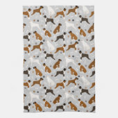 Boxer Dog Botten en poten Theedoek (Verticaal)