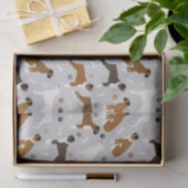 Boxer Dog Botten en poten Tissuepapier (Geschenk)