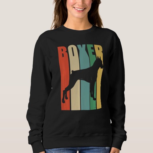 Boxer Dog Boxer Dog Retro Trui (Voorkant)