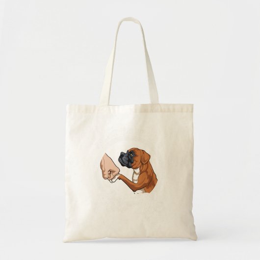Boxer Dog Boxer Hondenliefhebber Design Best Frien Tote Bag (Voorkant)